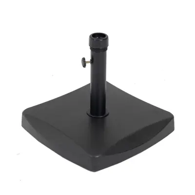 Charles Bentley Heavy Weight 27Kg Concrete Parasol Base Umbrella Stand Black