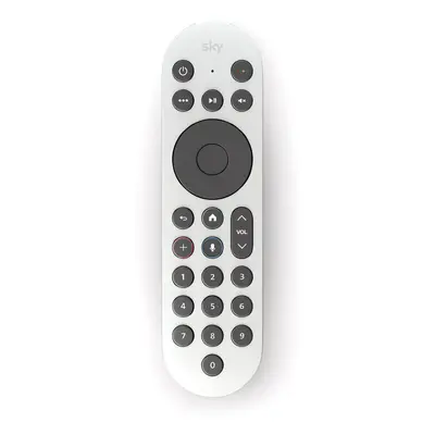 Sky Glass and Sky Stream TV Remote - Ceramic White