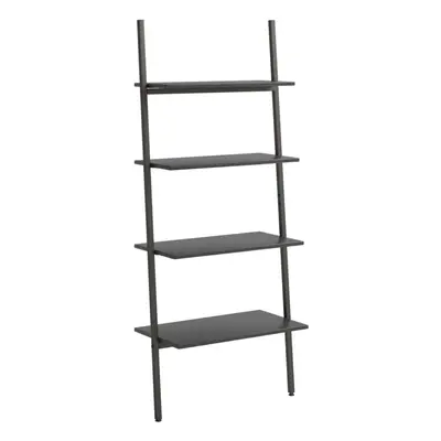 (black, x x 150.5 cm) vidaXL Leaning Shelf Bookcase Bookshelf Shelving Unit Storage Rack Organis