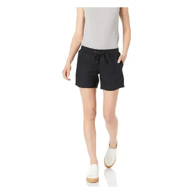 Amazon Essentials Womens Inseam Drawstring Linen Blend Short (Availa