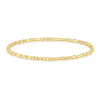 Philip Jones Gold Plated Beaded Stretch Bracelet