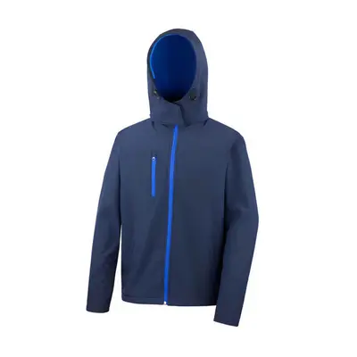 (M, Navy/Royal Blue) Result Core Mens Core TX Performance Soft Shell Jacket