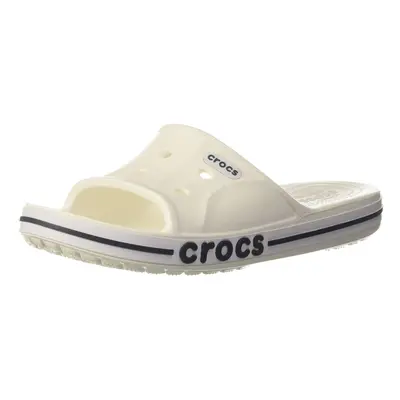 crocs Unisex Bayaband Slides Slide Sandals WhiteNavy Men15 Women