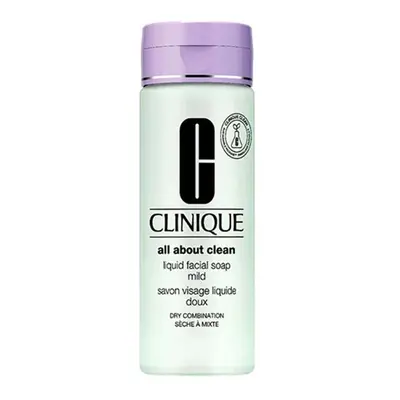 Clinique All About Clean Liquid Facial Soap Mild 200ml|Gentle Cleanser|Refreshed Skin|Comfortabl