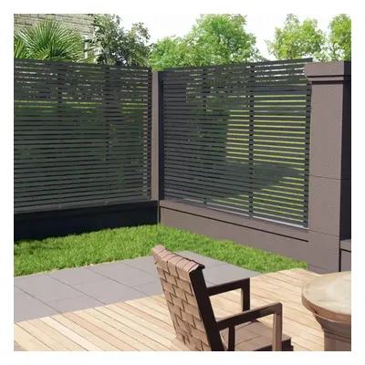 (180cm Tall) Grey Garden Wood Fence, 2cm Thick