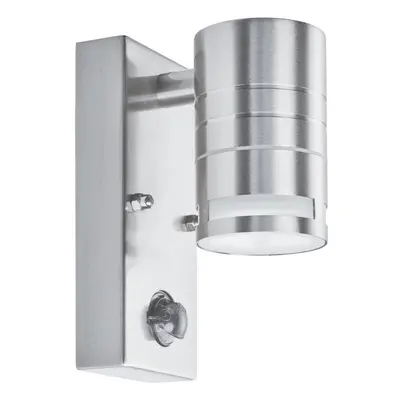 Searchlight Outdoor Porch Light PIR Wall Bracket Stainless Steel Frosted Glass