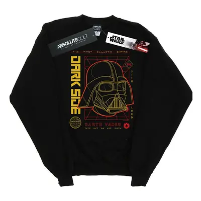 (5XL, Black) Star Wars Mens Darth Vader Dark Grid Sweatshirt