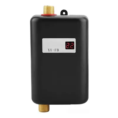 Instant Water Heater, Mini Electric Water Heater, 3000W Tankless Water Heater with LCD Display, 