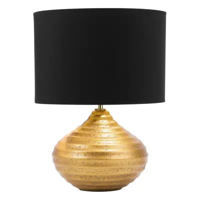 Table Lamp KUBAN Ceramic Gold