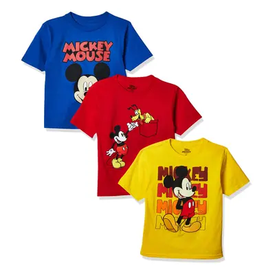 Disney Little Boys Toddler Mickey Mouse Toddler Boys TShirt 3Pack No Assorted 4T