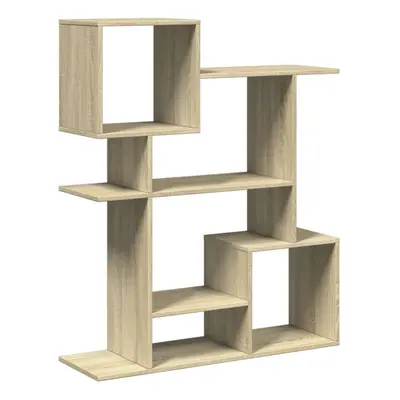 (sonoma oak, x x cm) vidaXL Book Cabinet Bookcase Storage Cabinet Bookshelf Engineered Wood