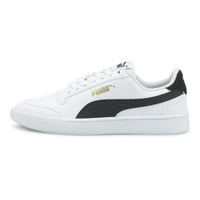 Puma Shuffle Sneaker White Black Team Gold 6.5 US Unisex Big Kid