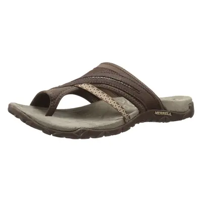 Merrell Women's Terran Post II Sandal Dark Earth M US