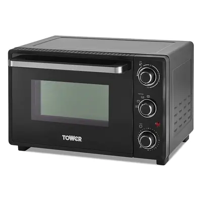 Tower T14043 Mini Oven, Black/Silver Accents, 23L