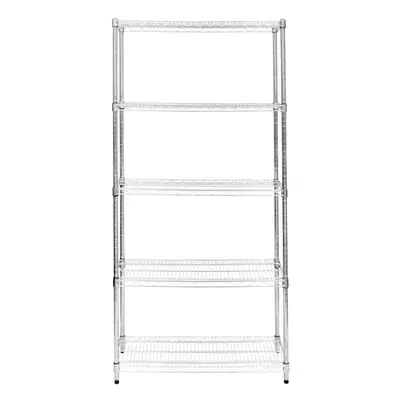 Wire Shelving Rack Tier Metal Storage Shelf Unit Stand Kitchen Office Garage