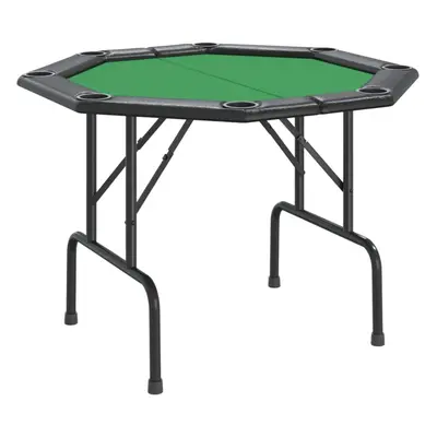 (green) vidaXL 8-Player Folding Poker Table 108x108x75 cm Game Poker Table Blue/Green