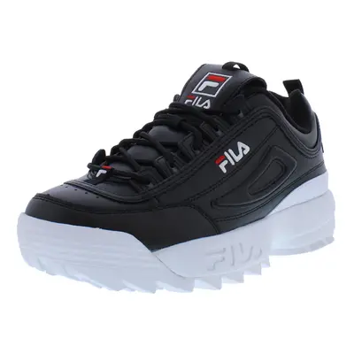 Fila Mens Disruptor II Prem. Fashion Shoes 1FM00685-014 Black/White/Re