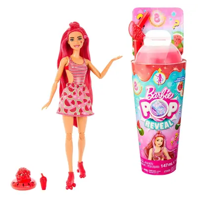 Barbie Pop Reveal Doll & Accessories Watermelon Crush Scent with Red