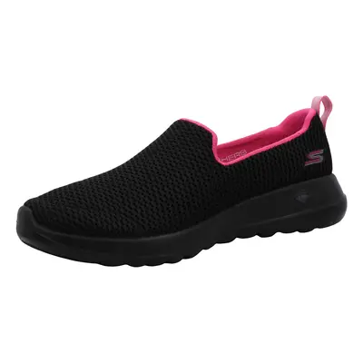 Skechers Womens Go Walk Joy Sneaker BlackHot Pink Wide