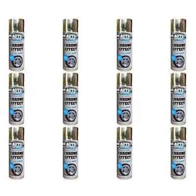 Rapide Auto Extreme Professional Chrome Effect Spray Paint 400ml (Pack of 12)