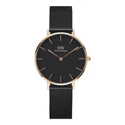 Daniel Wellington DW00100201 Watch Stainless Steel Black Female Rose Gold