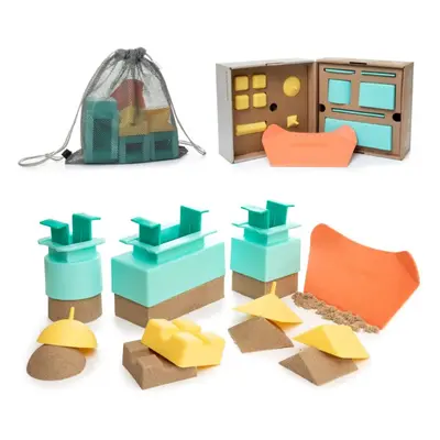 Sand Pal Beach Sand Toys Kit - Kids Sandbox, Snow & Kinetic Sand Castle Kit - Pieces Toy Set for