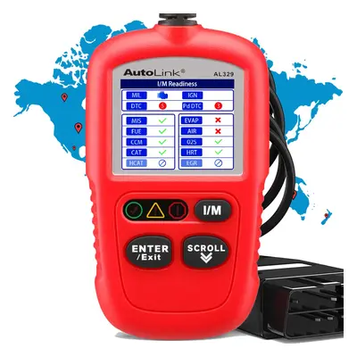 Autel AutoLink AL329(Upgraded Ver. of AL319/MS309) Code Reader with Au