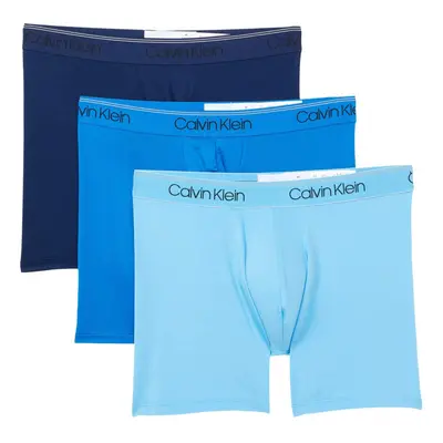 Calvin Klein Men's Micro Stretch 3-Pack Boxer Brief New Navy Artesia