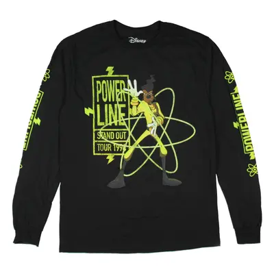 Disney Powerline Stand Out Concert Goofy Tour Long Sleeve Mens T-Shirt