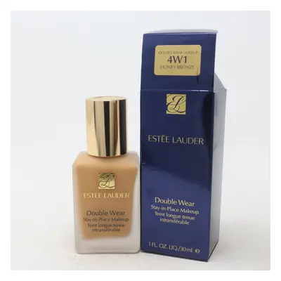 (4W1 Honey Bronze) Estee Lauder Double Wear Stay-In-Place Makeup 1oz/30ml New With Box