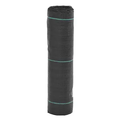 (0.5 x m) vidaXL Weed Membrane Weed Barrier Fabric Weed Control Ground Cover Black PP