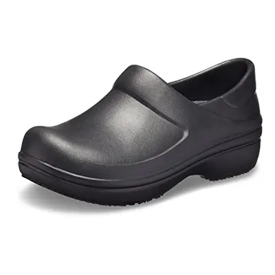 crocs Womens Neria Pro II clog Slip Resistant Work Shoes Black