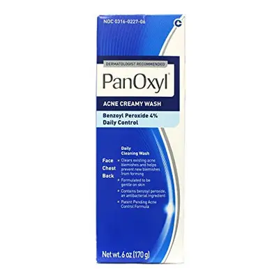 Panoxyl 4% Benzoyl Peroxide Acne Creamy Wash oz (Pack of 2)