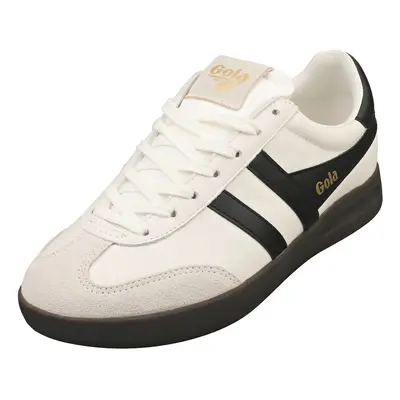 (3) Gola Cyclone Womens Casual Trainers in White Black