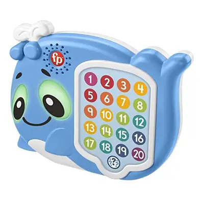 Fisher-Price Linkimals count & Quiz Whale, Interactive Musical Learning Toy with Lights and game