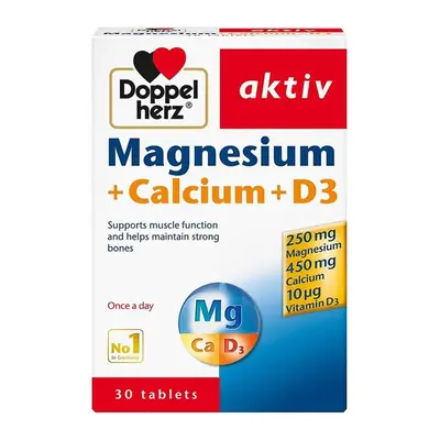 Doppelherz Calcium Magnesium And Vitamin D3 Tablets