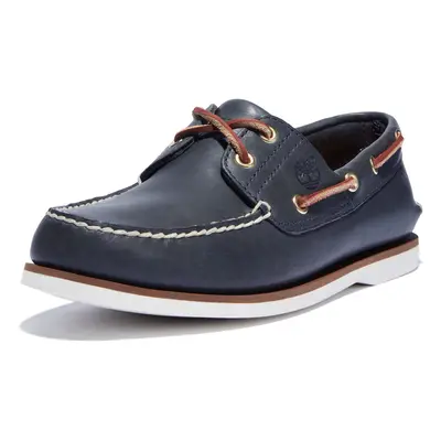 Timberland Mens Classic 2Eye Boat Shoe Navy Smooth M