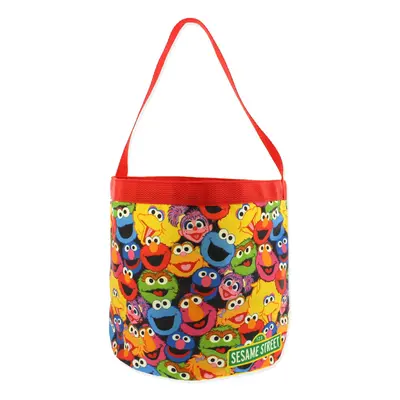 Sesame Street Elmo Boys Girls Collapsible Nylon Gift Basket Bucket Tot