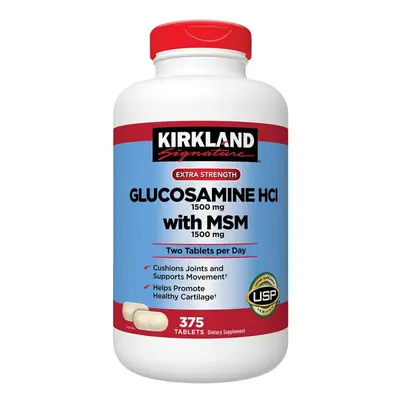 Kirkland Signature Extra Strength Glucosamine HCI + MSM, Tablets