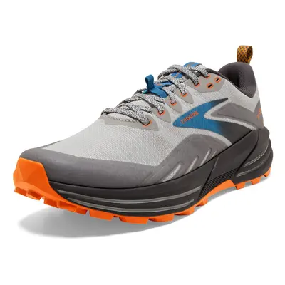 Brooks Men's Cascadia Trail Running Shoe - Oyster Mushroom/Alloy/Or