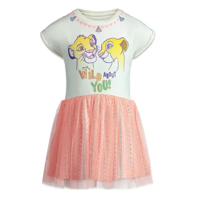 Disney Lion King Simba Nala Toddler Girls Dress 2T