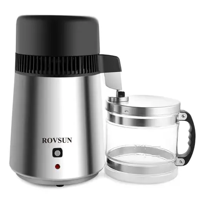 ROVSUNãUpgradedã1.1 Gallon/4L Countertop Water Distiller Stainless Ste