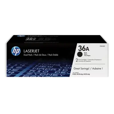 HP CB436AD (36A) Toner black, 2K pages, Pack qty