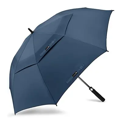 Large Golf Umbrella Windproof Strong Inch - Big Golfing Umbrellas Double Canopy Vented For Men -