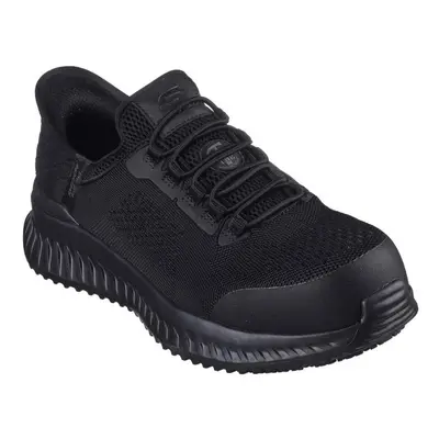 (10 UK, Black) Skechers Mens Tilido Fletchit Composite Toecap Safety Trainers