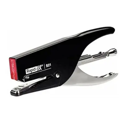 Rapid S21 Flat Stapler Metal 30-Sheet Capacity Black