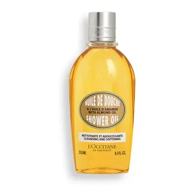 L'OCCITANE Almond Shower Oil 250ml | Moisturising & Nourishing | Vegan & 99% Readily Biodegradab