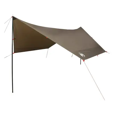 (brown) vidaXL Camping Tarp Tarpaulin Shelter Sunshade Tent Tarp Camouflage Waterproof