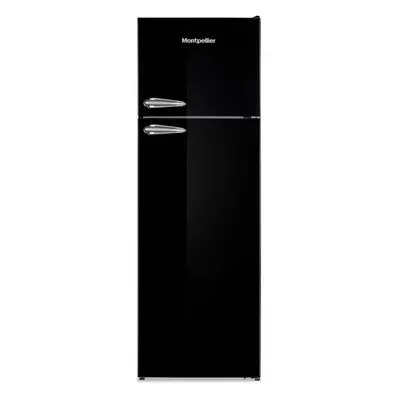 312litre RETRO Fridge Freezer Class E Black