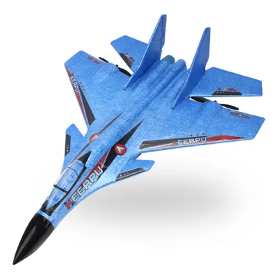 (Blue, Two Batteries) 490mm Wingspan 2.4GHz 2CH Auto Balance EPP RC Airplane Warbird Glider RTF 